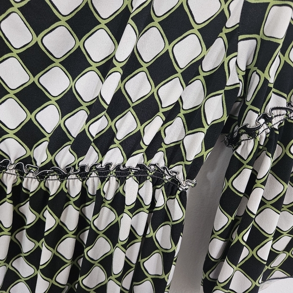 Y2K Retro babydoll Vneck Tunic top. Size XL - Picture 5 of 5